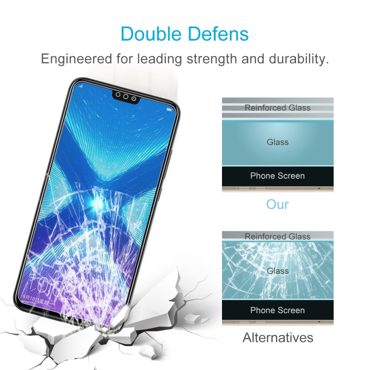 10 PCS 0.26mm 9H 2.5D Explosion-proof Tempered Glass Film for Huawei Honor 8X - Honor Tempered Glass by buy2fix | Online Shopping UK | buy2fix