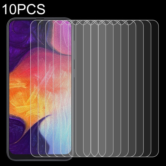 10 PCS 0.26mm 9H 2.5D Tempered Glass Film for Galaxy A50 - Galaxy Tempered Glass by buy2fix | Online Shopping UK | buy2fix