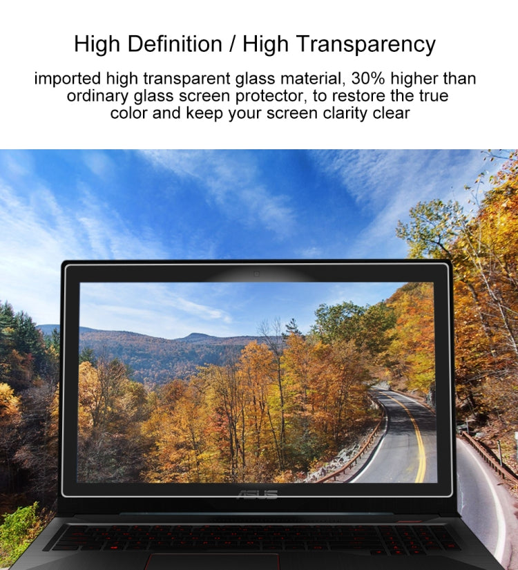 Laptop Screen HD Tempered Glass Protective Film for ASUS FX503 15.6 inch by buy2fix