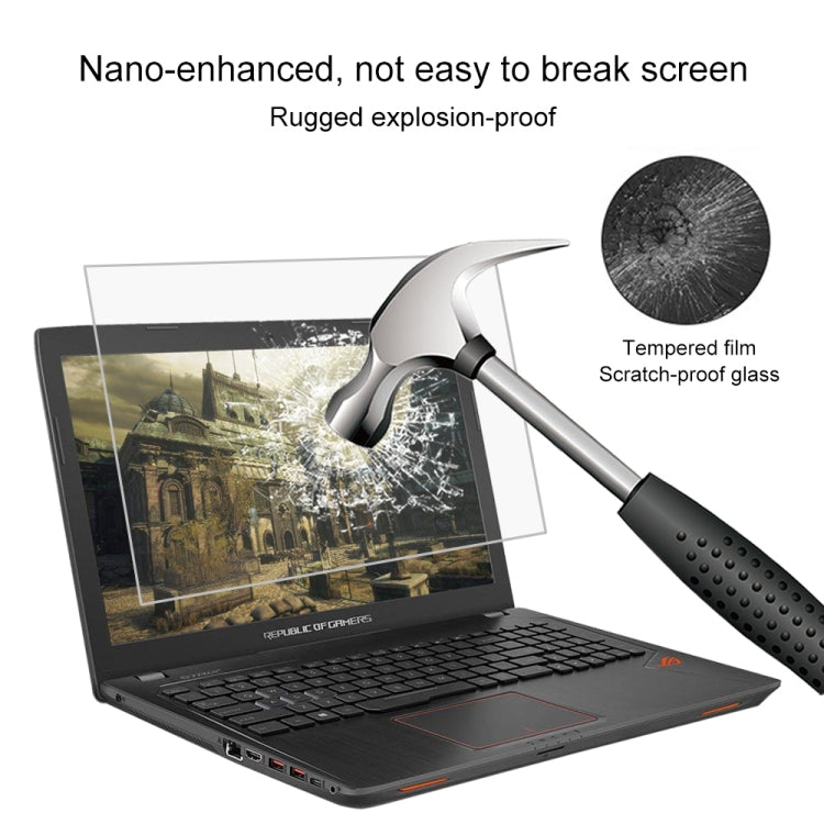 Laptop Screen HD Tempered Glass Protective Film for ASUS ROG GL553VE 15.6 inch by buy2fix