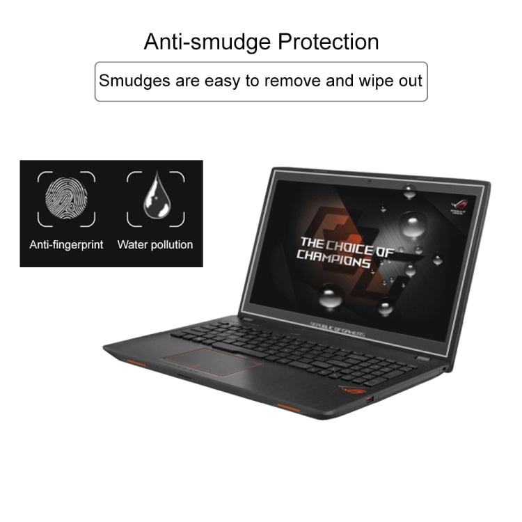 Laptop Screen HD Tempered Glass Protective Film for ASUS ROG GL553VE 15.6 inch by buy2fix