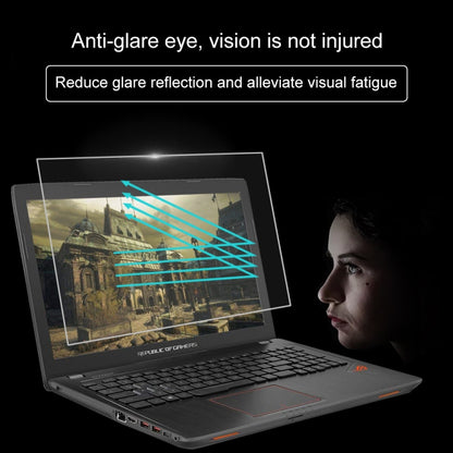 Laptop Screen HD Tempered Glass Protective Film for ASUS ROG GL553VE 15.6 inch by buy2fix