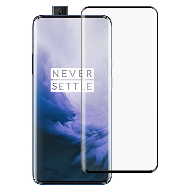 Full Glue 3D Curved Edge Full Screen Tempered Glass Film for OnePlus 7 Pro (Black) - OnePlus Tempered Glass by buy2fix | Online Shopping UK | buy2fix