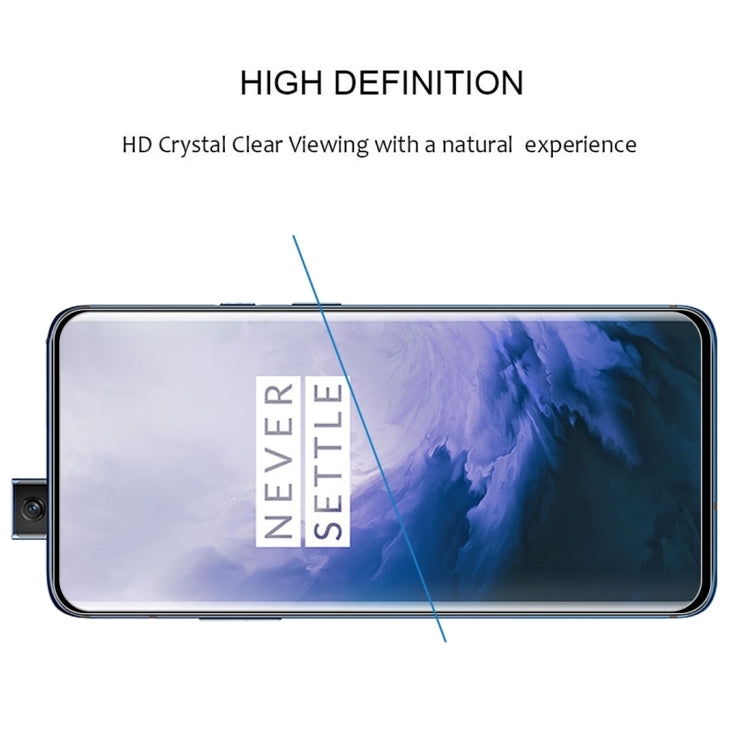 Full Glue 3D Curved Edge Full Screen Tempered Glass Film for OnePlus 7 Pro (Black) - OnePlus Tempered Glass by buy2fix | Online Shopping UK | buy2fix