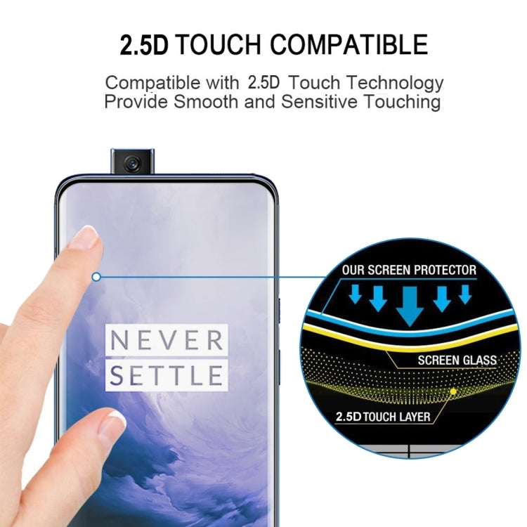 Full Glue 3D Curved Edge Full Screen Tempered Glass Film for OnePlus 7 Pro (Black) - OnePlus Tempered Glass by buy2fix | Online Shopping UK | buy2fix