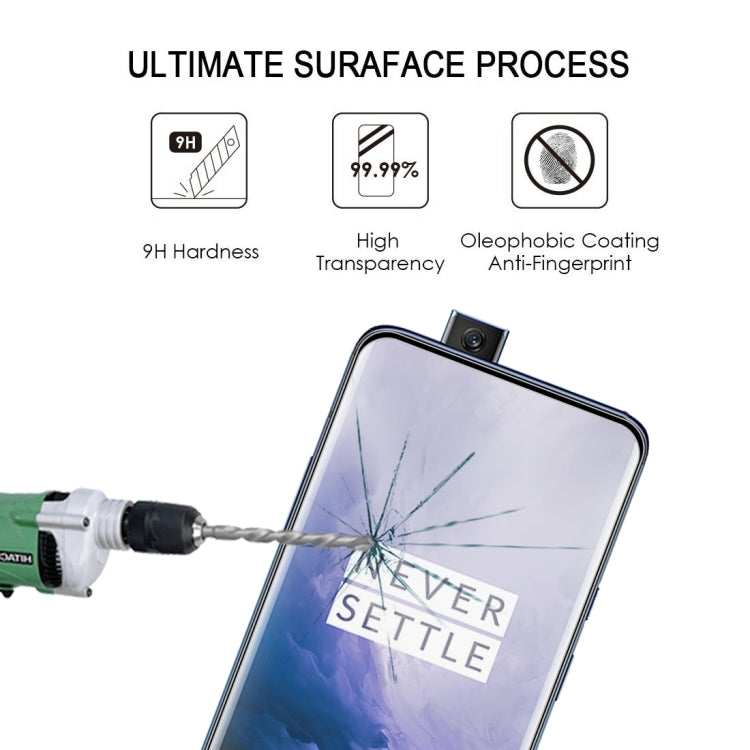 Full Glue 3D Curved Edge Full Screen Tempered Glass Film for OnePlus 7 Pro (Black) - OnePlus Tempered Glass by buy2fix | Online Shopping UK | buy2fix
