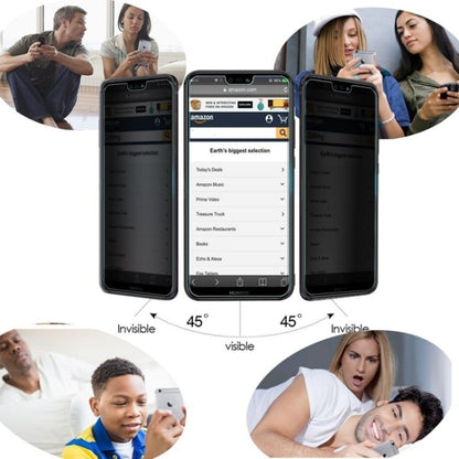 Full Cover Anti-spy Tempered Glass Film for Huawei P20 Pro - Huawei Tempered Glass by buy2fix | Online Shopping UK | buy2fix
