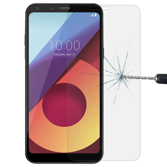 For LG Q6+ 0.26mm 9H Surface Hardness 2.5D Curved Edge Tempered Glass Screen Protector - LG Tempered Glass by DIYLooks | Online Shopping UK | buy2fix