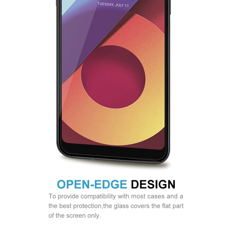 For LG Q6+ 0.26mm 9H Surface Hardness 2.5D Curved Edge Tempered Glass Screen Protector - LG Tempered Glass by DIYLooks | Online Shopping UK | buy2fix