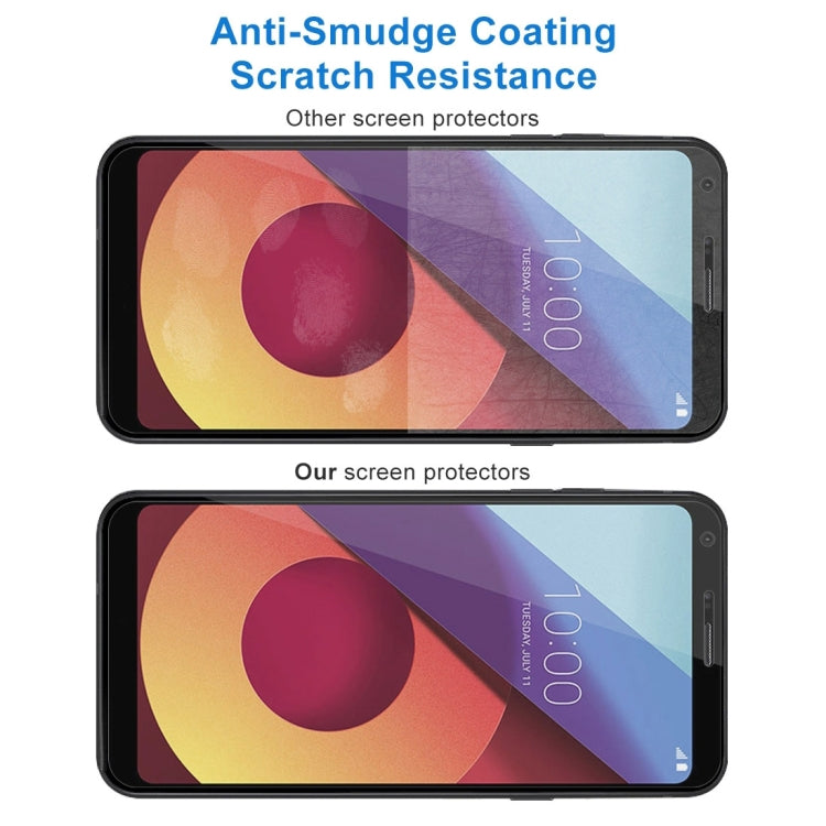 For LG Q6+ 0.26mm 9H Surface Hardness 2.5D Curved Edge Tempered Glass Screen Protector - LG Tempered Glass by DIYLooks | Online Shopping UK | buy2fix