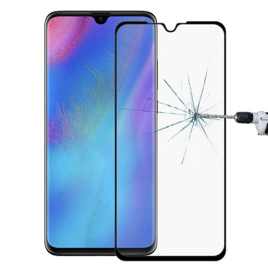 9H 9D Full Screen Tempered Glass Screen Protector for Huawei P30(Black) - Huawei Tempered Glass by buy2fix | Online Shopping UK | buy2fix