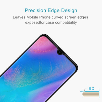 9H 9D Full Screen Tempered Glass Screen Protector for Huawei P30(Black) - Huawei Tempered Glass by buy2fix | Online Shopping UK | buy2fix