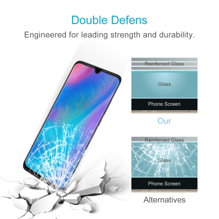 9H 9D Full Screen Tempered Glass Screen Protector for Huawei P30(Black) - Huawei Tempered Glass by buy2fix | Online Shopping UK | buy2fix
