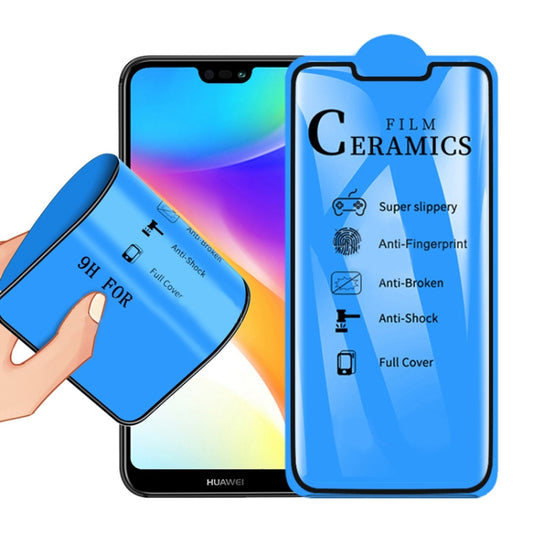 2.5D Full Glue Full Cover Ceramics Film for Huawei P20 Lite / Nova 3e - Huawei Tempered Glass by buy2fix | Online Shopping UK | buy2fix