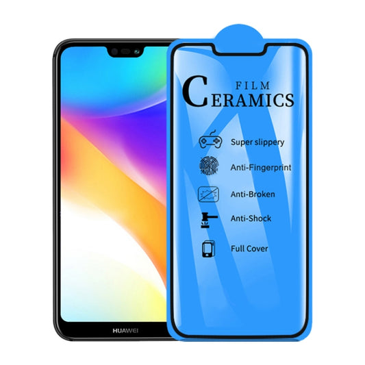 2.5D Full Glue Full Cover Ceramics Film for Huawei P20 Lite / Nova 3e - Huawei Tempered Glass by buy2fix | Online Shopping UK | buy2fix