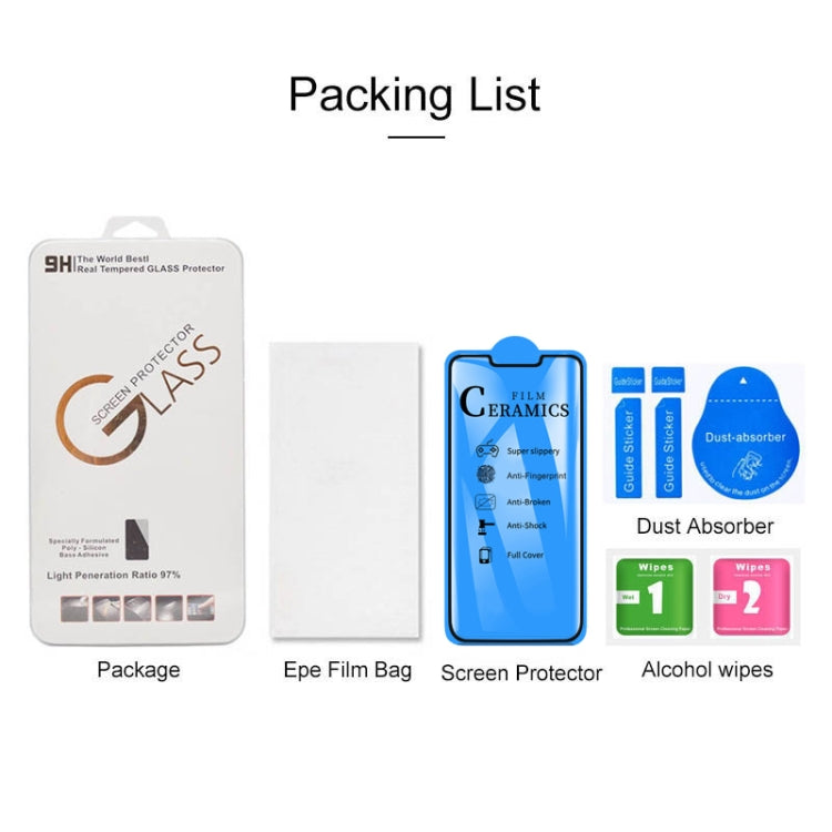 2.5D Full Glue Full Cover Ceramics Film for Huawei P20 Lite / Nova 3e - Huawei Tempered Glass by buy2fix | Online Shopping UK | buy2fix