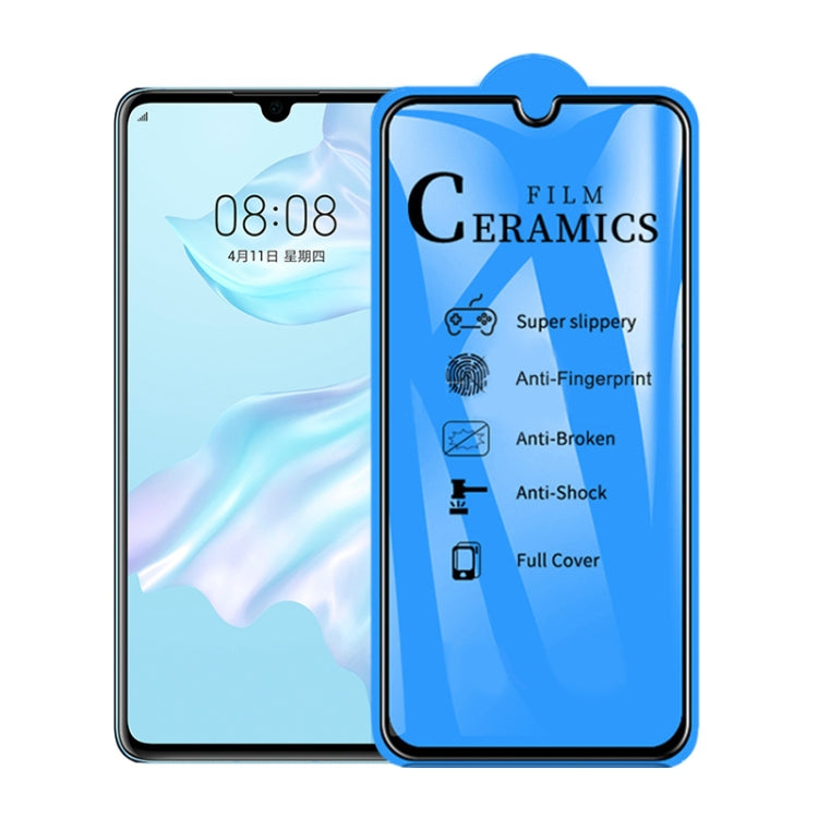 2.5D Full Glue Full Cover Ceramics Film for Huawei P30 Lite - Huawei Tempered Glass by buy2fix | Online Shopping UK | buy2fix