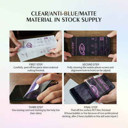 50 PCS 30 x 20cm Tablet Fosted TPU Soft Hydrogel Film Supplies for Intelligent Protector Cutter - Phone Film Cutter by buy2fix | Online Shopping UK | buy2fix