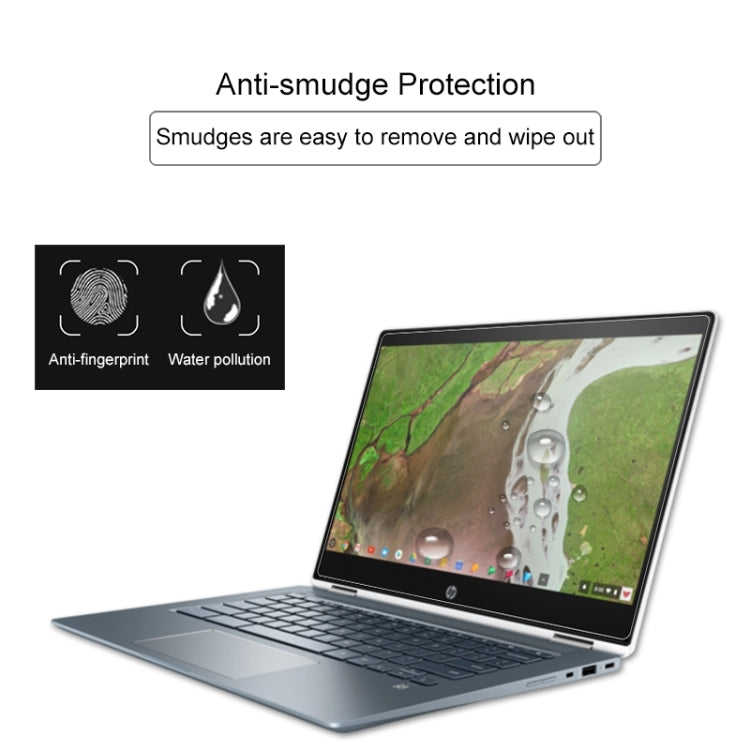 Laptop Screen HD Tempered Glass Protective Film for HP Chromebook x360 - 14-da0021nr 14 inch by buy2fix