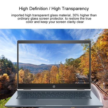 Laptop Screen HD Tempered Glass Protective Film for HP Chromebook x360 - 14-da0021nr 14 inch by buy2fix