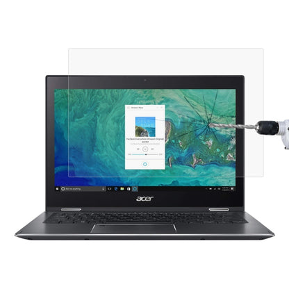 Laptop Screen HD Tempered Glass Protective Film for Acer Spin 5 Laptop - SP513-52N-552K 13.3 inch by buy2fix