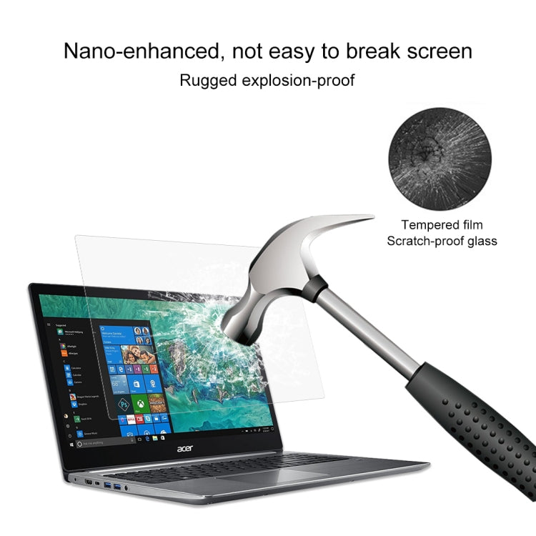 Laptop Screen HD Tempered Glass Protective Film for Acer Swift 3 Laptop - SF315-41-R6J9 15.6 inch by buy2fix