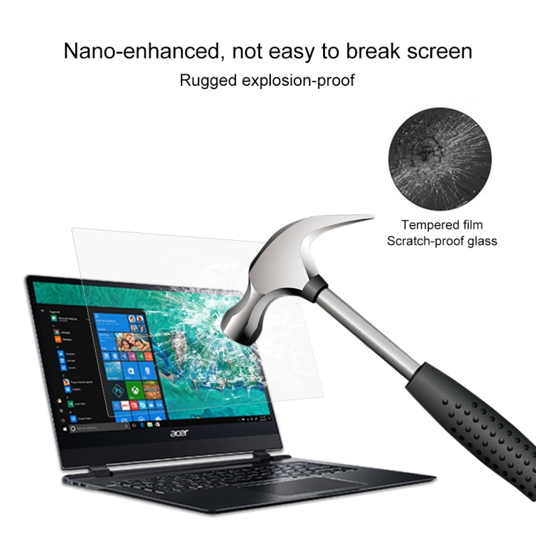 Laptop Screen HD Tempered Glass Protective Film for Acer Swift 7 Laptop - SF714-51T-M9H0 14 inch by buy2fix