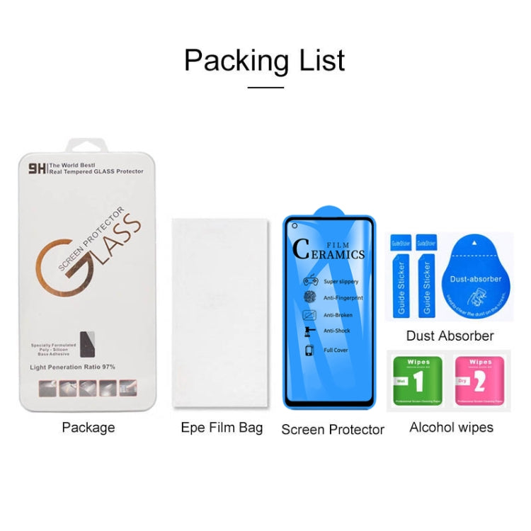 For Samsung Galaxy A21s 2.5D Full Glue Full Cover Ceramics Film - Galaxy Tempered Glass by buy2fix | Online Shopping UK | buy2fix