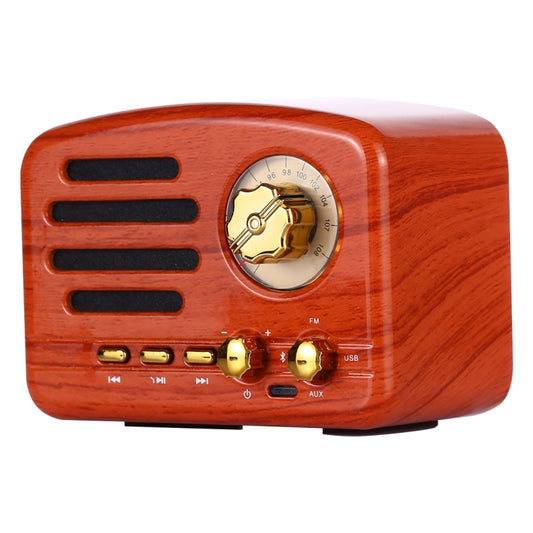 Angel MA-1500 Retro Bluetooth HiFi Radio Speaker with Colorful LED Light, Support USB & FM & 3.5mm Aux - Mini Speaker by buy2fix | Online Shopping UK | buy2fix