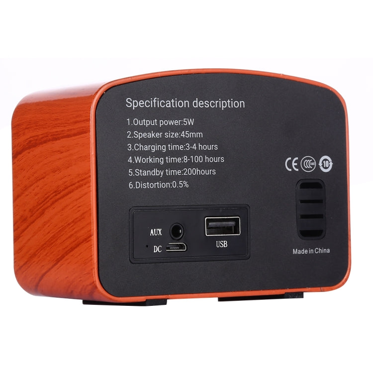Angel MA-1500 Retro Bluetooth HiFi Radio Speaker with Colorful LED Light, Support USB & FM & 3.5mm Aux - Mini Speaker by buy2fix | Online Shopping UK | buy2fix