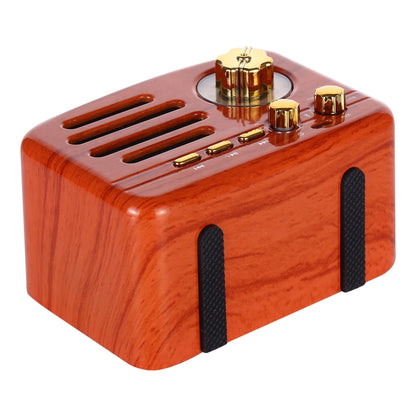 Angel MA-1500 Retro Bluetooth HiFi Radio Speaker with Colorful LED Light, Support USB & FM & 3.5mm Aux - Mini Speaker by buy2fix | Online Shopping UK | buy2fix
