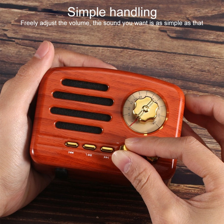 Angel MA-1500 Retro Bluetooth HiFi Radio Speaker with Colorful LED Light, Support USB & FM & 3.5mm Aux - Mini Speaker by buy2fix | Online Shopping UK | buy2fix