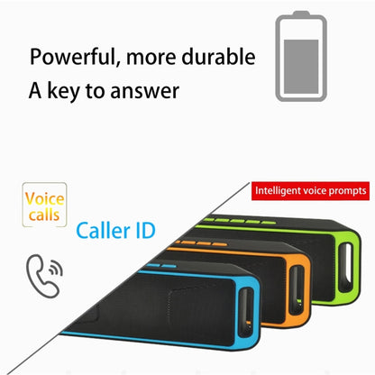 SC208 Multifunctional Card Music Playback Bluetooth Speaker, Support Handfree Call & TF Card & U-disk & AUX Audio & FM Function(Red) - Desktop Speaker by buy2fix | Online Shopping UK | buy2fix