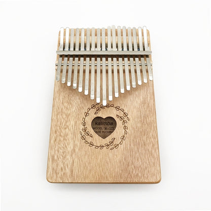 17 Tone Mahogany Wood Thumb Piano Kalimba - Keyboard Accessories by buy2fix | Online Shopping UK | buy2fix
