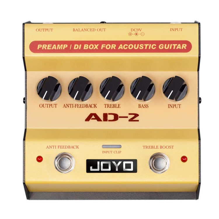 JOYO AD-2 Acoustic Guitar Floor Preamp DI - Guitar Tuner Accessories by JOYO | Online Shopping UK | buy2fix