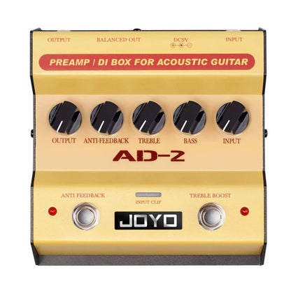 JOYO AD-2 Acoustic Guitar Floor Preamp DI - Guitar Tuner Accessories by JOYO | Online Shopping UK | buy2fix
