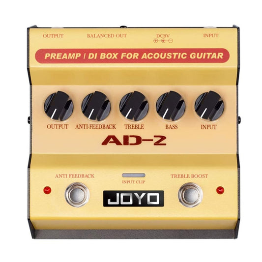 JOYO AD-2 Acoustic Guitar Floor Preamp DI - Guitar Tuner Accessories by JOYO | Online Shopping UK | buy2fix