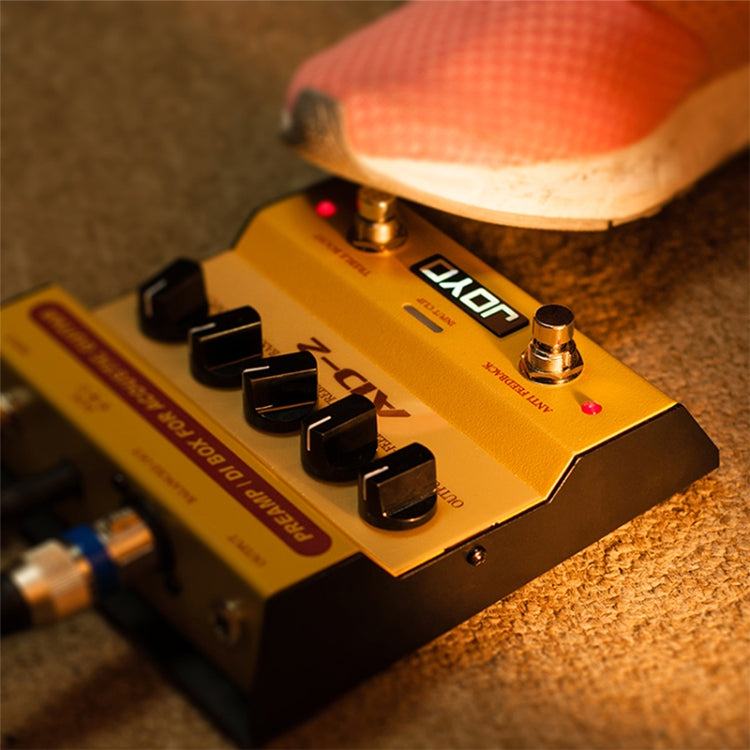 JOYO AD-2 Acoustic Guitar Floor Preamp DI - Guitar Tuner Accessories by JOYO | Online Shopping UK | buy2fix