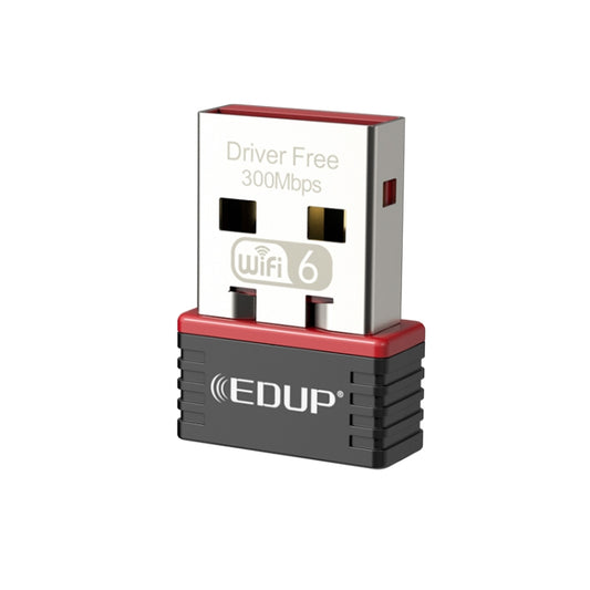 EDUP EP-AX300 300Mbps WiFi6 USB Free Drive Network Adapter - USB Network Adapter by EDUP | Online Shopping UK | buy2fix
