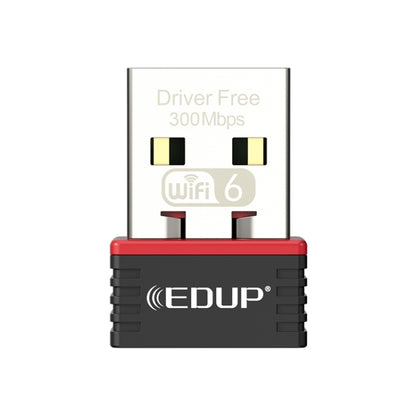 EDUP EP-AX300 300Mbps WiFi6 USB Free Drive Network Adapter - USB Network Adapter by EDUP | Online Shopping UK | buy2fix
