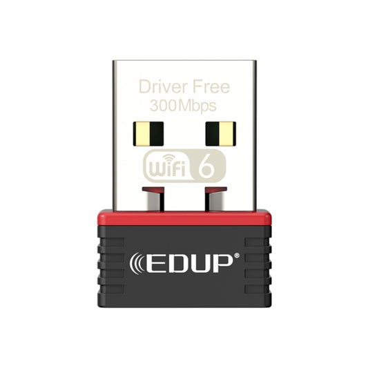 EDUP EP-AX300 300Mbps WiFi6 USB Free Drive Network Adapter - USB Network Adapter by EDUP | Online Shopping UK | buy2fix
