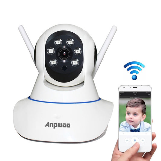 Anpwoo AP001 1.0MP 720P HD WiFi IP Camera, Support Motion Detection / Night Vision(White) - Wireless Camera by Anpwoo | Online Shopping UK | buy2fix