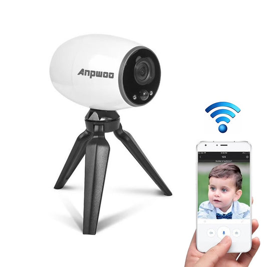 Anpwoo Cannon 1.3MP 960P 1/3 inch CMOS HD WiFi IP Camera With Tripod Holder, Support Motion Detection / Night Vision(White) - Wireless Camera by Anpwoo | Online Shopping UK | buy2fix