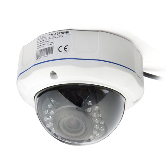 TV-537H5/IP AF POE H.264++ 5MP IP Dome Camera Auto Focus 4x Zoom 2.8-12MM Lens Surveillance Cameras(White) - Dome Camera by buy2fix | Online Shopping UK | buy2fix