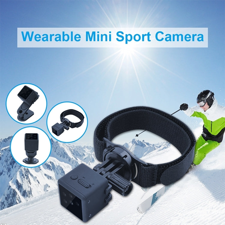 MD25 1080P Wearable Smart HD Camera Wireless Sport Camera, Support Infrared Night Vision / Motion Detection / TF Card - Mini Camera by buy2fix | Online Shopping UK | buy2fix