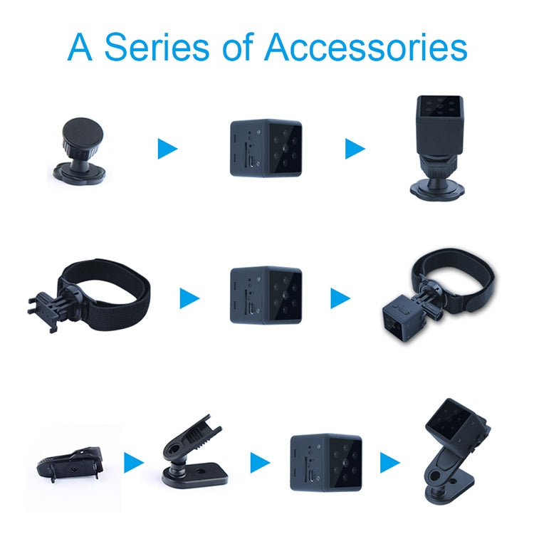 MD25 1080P Wearable Smart HD Camera Wireless Sport Camera, Support Infrared Night Vision / Motion Detection / TF Card - Mini Camera by buy2fix | Online Shopping UK | buy2fix