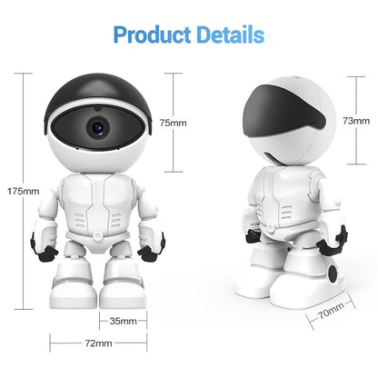 ESCAM PT205 HD 1080P Robot WiFi IP Camera, Support Motion Detection / Night Vision, IR Distance: 10m, EU Plug - Wireless Camera by ESCAM | Online Shopping UK | buy2fix