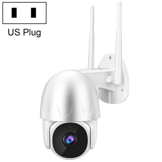 Tuya QX45 1080P Full HD IP65 Waterproof 2.4G Wireless IP Camera, Support Amazon Alexa & Google Home & Motion Detection & Two-way Audio & Night Vision & TF Card, US Plug - Dome Camera by buy2fix | Online Shopping UK | buy2fix