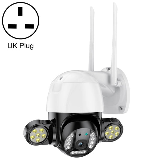 QX55 3.0 Million Pixels IP65 Waterproof 2.4G Wireless IP Camera, Support Motion Detection & Two-way Audio & Night Vision & TF Card, UK Plug - Dome Camera by buy2fix | Online Shopping UK | buy2fix