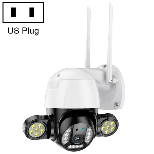 QX55 3.0 Million Pixels IP65 Waterproof 2.4G Wireless IP Camera, Support Motion Detection & Two-way Audio & Night Vision & TF Card, US Plug - Dome Camera by buy2fix | Online Shopping UK | buy2fix